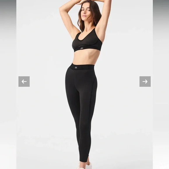 NWT Alo Yoga airlift line up leggings - Picture 3 of 8